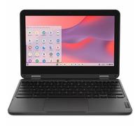 Lenovo Chromebook 500e Gen 4s 83N80001US 11,6" Écran tactile convertible 2 en 1 Chromebook HD 60 Hz Intel N-Series N250-8 Go Mémoire flash 64 Go Clavier anglais Gris Puce Intel 1366 x