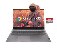 Lenovo Chromebook FHD 15,6", ordinateur portable IdeaPad 3i, Intel Celeron N4500, 4 Go de RAM, 128 Go de stockage (64 Go eMMC + 5 ave 64 Go de mémoire flash), webcam, HDMI, Bluetooth, Chrome OS, gris