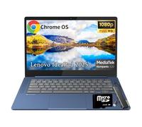 Lenovo Chromebook IdeaPad Slim 3 2025, MediaTek Kompanio 520, écran FHD 14″ (1920 x 1080), Chrome OS, 4 Go LPDDR4X, 320 Go de stockage (64 Go eMMC + 256 Go MSD), Wi-Fi 6, pour étudiant en affaires