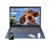 Lenovo Chromebook IdeaPad Slim 3 • Écran 14'' FHD 250 nits • Processeur MediaTek Kompanio 520 (8 cœurs) • 4 Go LPDDR4X • 64 Go eMMC et carte micro SD 256 Go • Wi-Fi 6 • Chrome OS • Accessoires