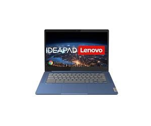 Lenovo Chromebook IdeaPad Slim 3 | Écran Full HD 14" | Mediatek MT8186 | 4 Go de RAM | SSD 64 Go | Graphiques ARM Mali-G52 | Chrome OS | AZERTY | Bleu