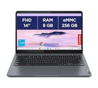 Lenovo Chromebook Plus IdeaPad Slim 3 14IAN8 avec Google AI - Ordinateur Portable 14'' FHD (Intel Core i3-N305, RAM 8 Go, eMMC 256Go, ChromeOS) - Clavier AZERTY FR - Gris