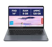 Lenovo Chromebook Plus IdeaPad Slim 3 14IAN8 avec Google AI - Ordinateur Portable 14'' Full HD (Intel Core i3-N305, RAM 8 Go, eMMC 128 Go, Intel UHD Graphics, ChromeOS) Clavier AZERTY FR - Gris