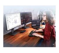 Lenovo - Clavier - auto-rechargeable - sans fil - Bluetooth 5.1 - QWERTY - Italien - noir - boîtier marron Noir