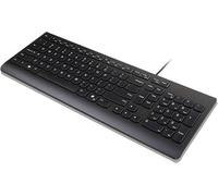 Lenovo Essential - Clavier - USB - QWERTY - Nordique - noir - boîtier marron G
