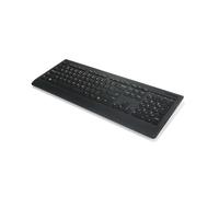 Lenovo Clavier RF Sans Fil 2.4GHz AZERTY Français Noir (4X30H56851) - 100%, AES 128-bit, Piles AA, Résistant éclaboussures, Nano Récepteur