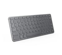 Lenovo Clavier sans Fil Multi-appareils (Android, Windows, iPadOS - Bluetooth, USB-C, 12 Touches de Fonction) QWERTY Espagnol - Couleur Gris Lune