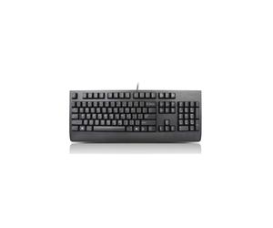 Lenovo Clavier USB Preferred Pro II 4X30M86890, AZERTY Français, 104/105/106/107/109 Touches, Durée de vie 10M, Windows, Noir, 453.3x168.8x34.16mm