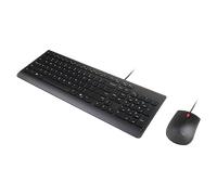 Lenovo Combiné clavier et souris filaires Essential de Lenovo - 4X31R64411 Noir