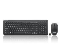 Lenovo Combo clavier et souris sans fil 300, récepteur nano USB-A 2,4 GHz, piles incluses