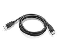 Lenovo DisplayPort, 1,8 m, DisplayPort, DisplayPort, Noir, Nickel, Mâle/Mâle 0A36537