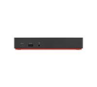 Lenovo Dock 40AS0090EU : USB 3.2 Gen 1 Type-C, 2x USB 2.0, 4x USB 3.2 Gen 1, HDMI 2.0, 2x DisplayPort, Ethernet Gigabit, 4K Ultra HD, Windows 10/7