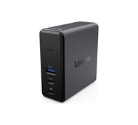 Lenovo Dock GAN – Station d'accueil – HDMI 2.1, GAN 65W, USB-A/USB-C, Lecteur TF, Charge USB-C – Gris