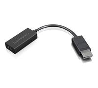 Lenovo 4X90R61023 câble vidéo et adaptateur 0,225 m DisplayPort HDMI Type A (Standard) Noir