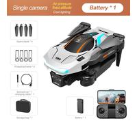 Lenovo-Drone A88 Pro Avec Caméra Hd 8k,Gps Professionnel,Quadrirotor Intelligent À Quatre Voies,Évitement D'obstacles,Jouet Rc Pliable 5g,10000m - Type White-Singer-1b-Generique Blanc