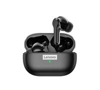 Lenovo-Écouteurs Bluetooth sans fil LP1S TWS avec micro,écouteurs à réduction de bruit,casque étanche,ensembles de sauna de sport,5.0 - Type Black