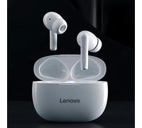 Lenovo-Écouteurs intra-auriculaires sans fil Bluetooth 2024,oreillettes avec microphone intégré - Type white