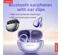Lenovo - écouteurs sans fil Bluetooth 5.4 TWS, effets sonores panoramiques, autonomie ultra longue, confortables à porter, TA410 MOON ROCK WHITE