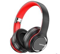 Lenovo Écouteurs Sans Fil Bluetooth HD200, Casque Supra-Auriculaire Pliable, Suppression du Bruit, Casque de Jeu Stéréo HiFi ¿ Noir