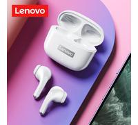 Lenovo-Écouteurs sans fil LP40 Pro TWS,Bluetooth 5.3,Casque sport,Réduction du bruit,Commande tactile,250mAh,2022 - Type LP40 Pro White