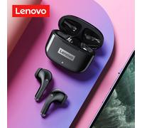 Lenovo-Écouteurs sans fil LP40 Pro TWS,Bluetooth 5.3,Casque sport,Réduction du bruit,Commande tactile,250mAh,2022 - Type LP40 Pro Black