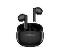 Lenovo E310 Écouteurs stéréo sans Fil Bluetooth 5.3 ENC Écouteurs antibruit avec Haut-Parleur de 13 mm Type-C Charge 20 h d'autonomie pour appels musicaux Écouteurs sans Fil Confortables Noir