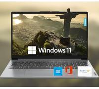 Lenovo Écran anti-reflet HD IdeaPad de 15,6" avec Microsoft 365 1 an, 384 Go SSD, 20 Go de RAM, Windows 11 Home, autonomie jusqu'à 9,5 heures, processeur Intel, WiFi 6, HDMI, USB-C, lecteur de carte