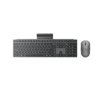 Lenovo Ensemble Clavier et Souris sans Fil 700, dongle 2,4 GHz et Double Connexion Bluetooth, cryptage AES-128, autonomie de la Batterie de 36 Mois, Souris silencieuse, Gris Luna