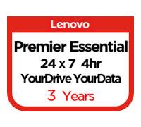 Lenovo Essential Service + YourDrive YourData + Premier Support - contrat de maintenance prolongé - 3 années - sur site