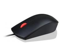 Lenovo Essential - Souris - droitiers et gauchers - optique - 3 boutons - filaire - USB - noir G