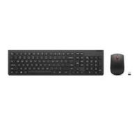 Lenovo Essential Wireless Combo Gen 2 - Ensemble clavier et souris - sans fil - 2.4 GHz - Français - noir - boîte en carton - CRU Noir G