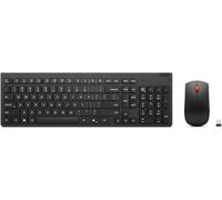 Lenovo Essential Wireless Combo Gen 2 - Ensemble souris et clavier - sans fil - 2,4 GHz - QWERTY - Anglais américain - noir - boîte marron - CRU