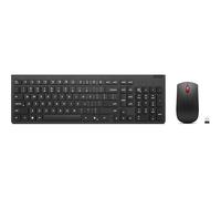 Lenovo Ensemble clavier et souris Essential Wireless Combo Gen 2 sans fil 2,4 GHz QWERTZ noir