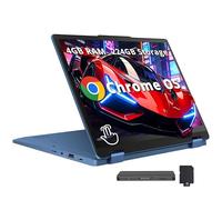 Lenovo Flex 3i Chromebook 12,2" WUXGA Ordinateur portable tactile 2 en 1, Intel N100, 4 Go LPDDR5, 224 Go de stockage (64 Go eMMC + station d'accueil 160 Go), carte graphique Intel UHD, webcam HD
