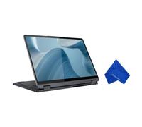 Lenovo Flex 5i WUXGA 82R700L5US Ordinateur portable à écran tactile 2 en 1 Intel Core i5-1235U, 8 Go de RAM, 512 Go SSD, Windows 11 S Mode (avec chiffon en microfibre) Gris foncé