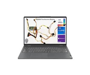 Lenovo Flex Business Ordinateur portable 2 en 1 2,5 K 16" avec écran tactile, processeur Intel Core i7-1255U, RAM 16 Go, SSD 512 Go, KB rétroéclairé, lecteur FP, lecteur de carte SD, Wi-Fi 6, Windows