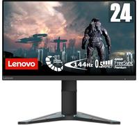 Lenovo G24-27 Écran Gaming 23,8" Full HD (IPS, 144Hz, 1ms, HDMI+DP, AMD Radeon FreeSync) Réglage en Inclinaison/Hauteur - Noir