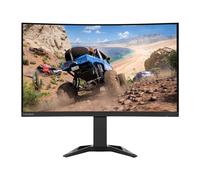 Lenovo G32qc-30 - Écran LED - incurvé - 32" (31.5" visualisable) - 2560 x 1440 QHD @ 170 Hz - VA - 350 cd/m² - 3500:1 - 0.5 ms - 2xHDMI, DisplayPort - haut-parleurs - noir corbeau