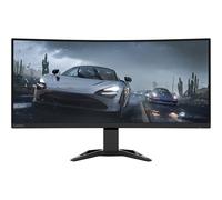 Lenovo G34w-30 - Écran LED - incurvé - 34" - 3440 x 1440 UWQHD @ 165 Hz - VA - 350 cd/m² - 2500:1 - 0.5 ms - 2xHDMI, DisplayPort - haut-parleurs - noir brillant