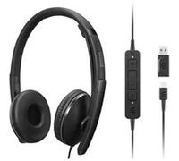 Lenovo Gen 2 - Micro-casque - sur-oreille - filaire - USB-C - noir - Certifié pour Microsoft Teams Noir G