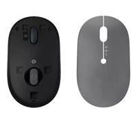 Lenovo Go Multi-device - souris - 2.4 GHz, Bluetooth 5.0 - noir tonnerre