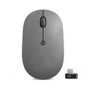 Lenovo Souris Go Ambidextre ergonomique 5 boutons Optique 2400 DPI 2.4 GHz USB-C Gris orage