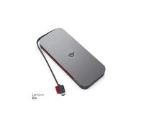 Lenovo GO Lithium Polymère (LiPo) 10000 mAh Recharge sans fil Gris