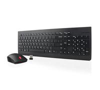 Lenovo GX30N81775 Clavier et souris sans fil 510, récepteur nano USB 2,4 GHz, taille complète, design Island Key Design, main gauche ou droite, souris optique 1200 DPI, noir