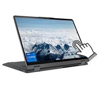 Lenovo Ordinateur portable 2-en-1 IdaePad Flex 5 16 pouces, écran tactile 2,5 K, Intel Core i7-1255U (> i7-1165G7), 16 Go de RAM, SSD NVMe 1 To, clavier rétroéclairé, empreintes digitales, WIFi6,
