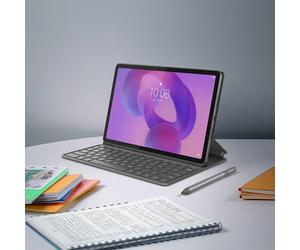 Lenovo Idea Tab 11 8GB 128GB 5G - Luna Grey + Pen Processeur MediaTek Dimensity 6300 2,40 GHz , Android 15 ou version ultérieure, 128 Go UFS 2.2 - ZAFM0112SE Luna Grey