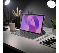 Lenovo Idea Tab 11 8GB 128GB - Luna Grey + Pen Processeur MediaTek Dimensity 6300 2,40 GHz , Android 15 ou version ultérieure, 128 Go UFS 2.2 - ZAFR0405SE Luna Grey