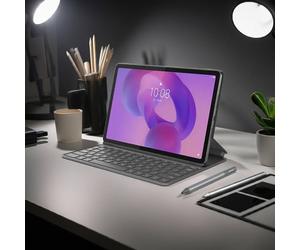 Lenovo Idea Tab 11 8GB 256GB - Luna Grey + Pen Processeur MediaTek Dimensity 6300 2,40 GHz , Android 15 ou version ultérieure, 256 Go UFS 2.2 - ZAFR0399SE Luna Grey