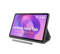 Lenovo Idea Tab - Tablette Tactile, IA intégrée 11'' 2.5K, 90Hz (MediaTek Dimensity 6300, 8Coeurs, RAM 8Go, UFS 2.2 128Go, Android 15, Wifi5 + Bluetooth) Tab Pen + Étui Folio - Gris