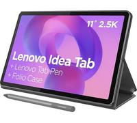 Lenovo Idea Tab ZAFR0929US Tablette avec stylet et étui folio Dimensity 6300-8 Go de RAM, 128 Go de stockage, Android 15-2.5K, 90 Hz, gris Luna
